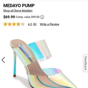 Steve Madden iridescent pumps size 7 worn ONCE